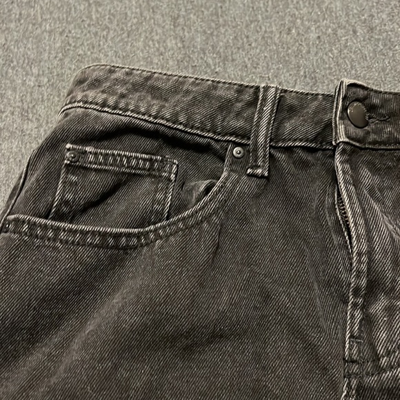 Black denim mini skirt size 6 - Picture 4 of 5